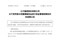 公牛集团:近一年内委托理财收益达5907.03万元