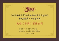 ​美标连续11年蝉联荣获房地产开发企业综合实力500强首选供应商