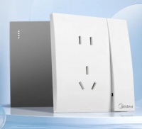 美的开关新品：纤薄曲面设计，高颜值百搭多种家装