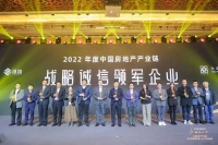 立足发展,卓越引领 Roca乐家斩获“2022中国房地产产业链战略诚信领军企业”奖