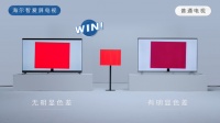 电视色彩失真?海尔智爱屏:色卡纸看“本色”