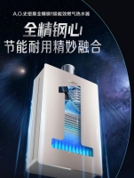 恒温畅洗不再等待A.O.史密斯全精钢1级能效燃气热水器焕新生活